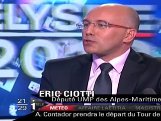 Eric CIOTTI invité "Élysée 2012"