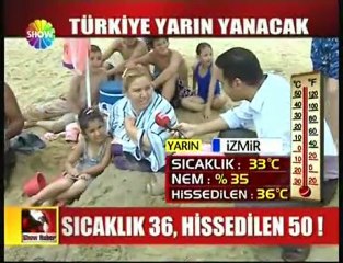 show tv - Tuzla plajı açıldı.