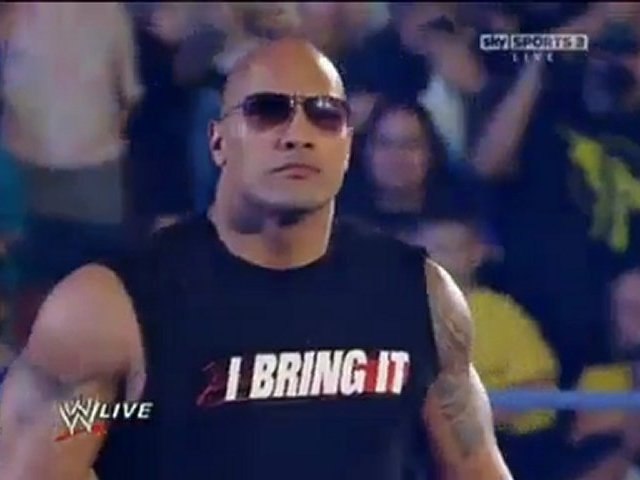 The Rock Is Back On Raw 1