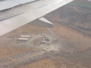 Atterrissage à l'aéroport de Santiago