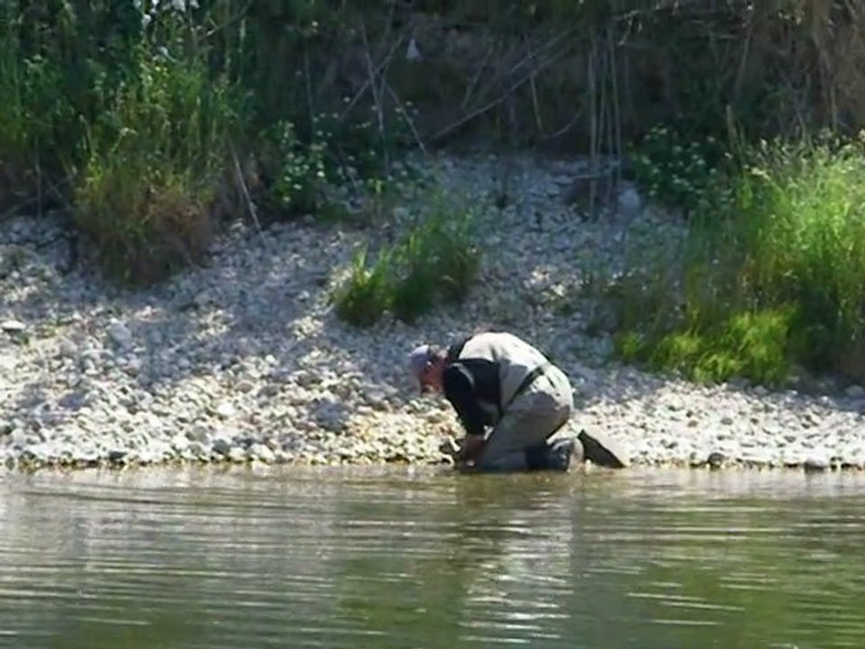 Arnaud à la pêche......