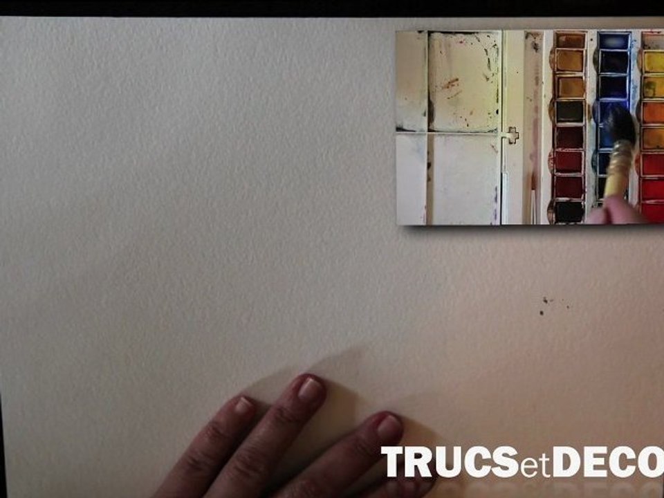 Peindre un ciel en aquarelle avec un lavis dégradé - TrucsetDeco