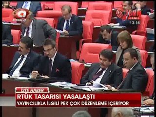 RTÜK TASARISI YASALAŞTI