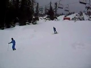 Crazy Crash after Huge Ski Jump