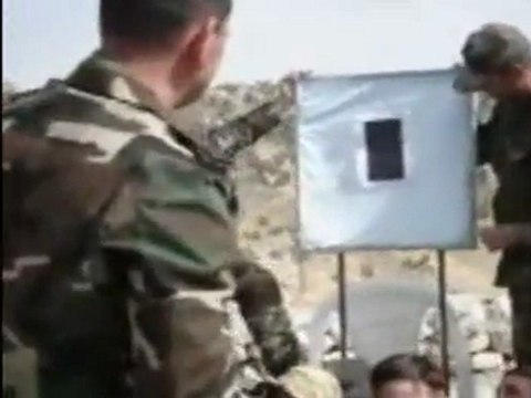 Yüzbaşının atış talimi görüntüleri kan dondurdu..!