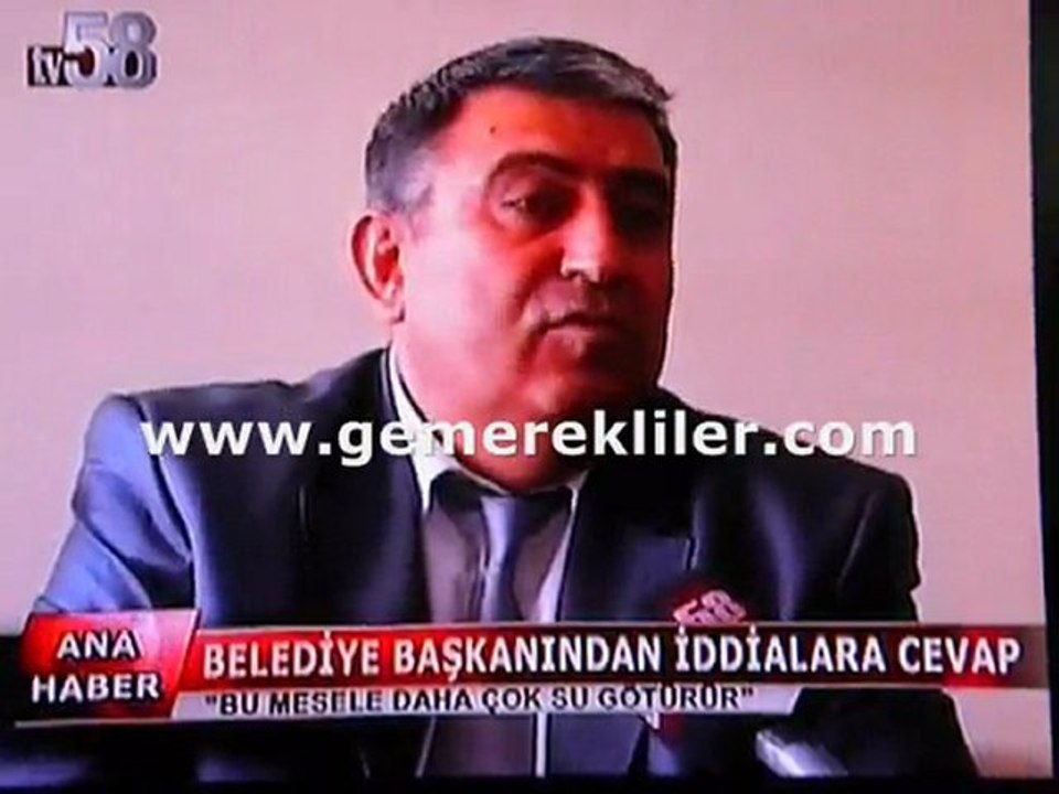 BAŞKAN SAĞIRKAYA'NIN TV 58 AÇIKLAMALARI gemerekliler.com