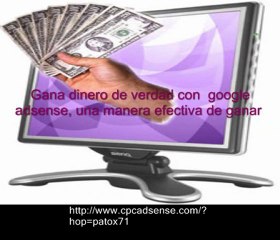 Gana dinero con google adsense
