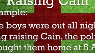 每日一句學英文 - Raising Cain