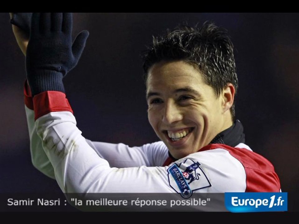 Arsenal-Barca, Nasri : "la meilleure réponse possible"