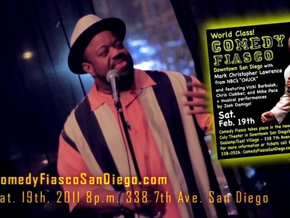 Mark Christopher Lawrence Hosts Comedy Fiasco