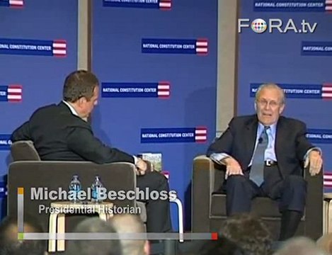 Donald Rumsfeld Reflects on Iraq War Casualties