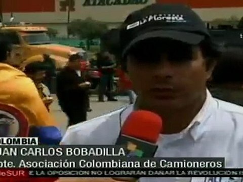 Camioneros colombianos presentan propuesta al Gobierno para levantar huelga