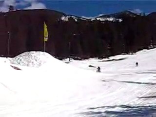 Nice MTB cork 3 off ski jump