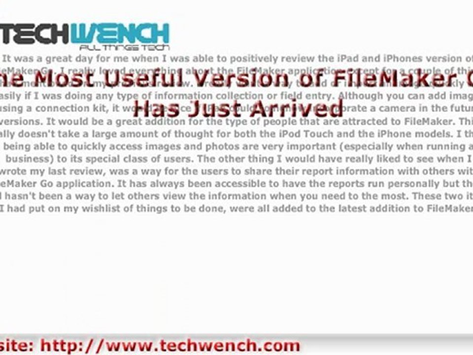 The Most Useful Version of FileMaker Go Has Just Arrived