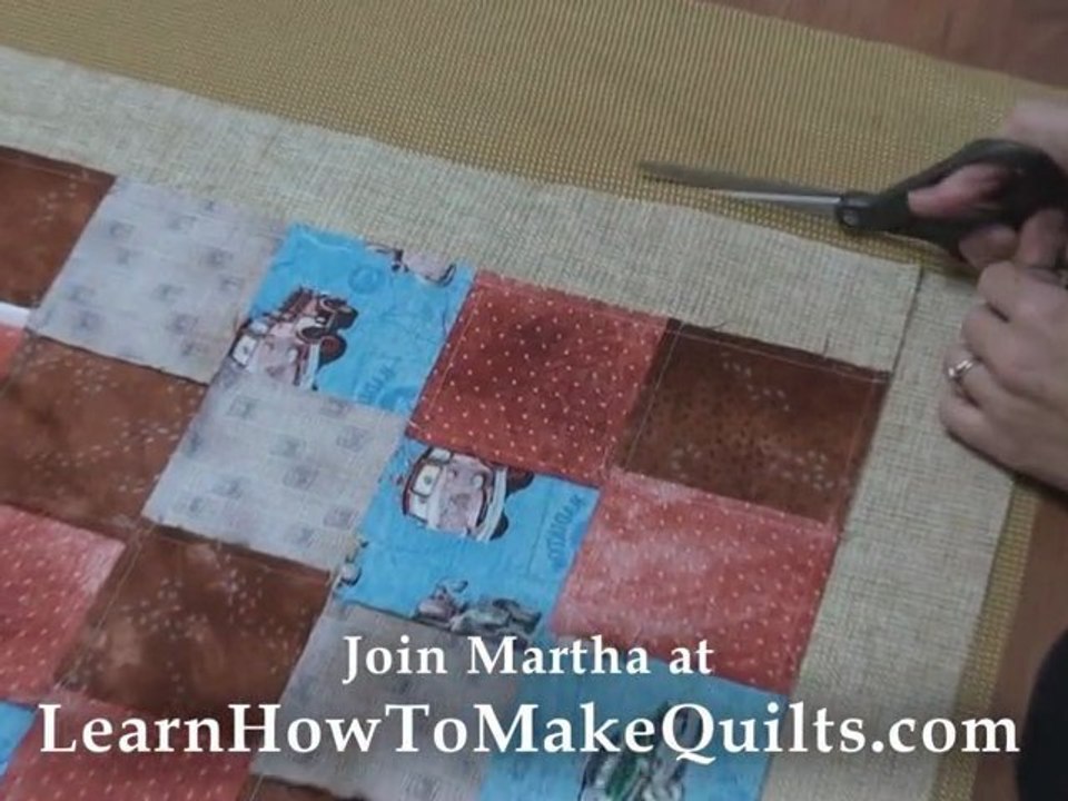 Quilt Making - Step 4 - Preparing your Batting and Backing