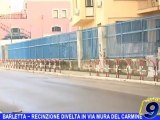 BARLETTA | Recinzione divelta in Via Mura del Carmine