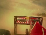 Red Bull F1 car drives on sand!