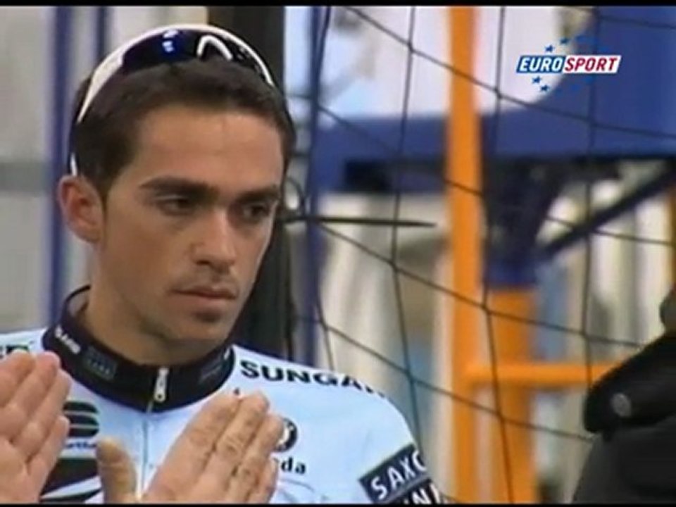 Contador ilk kez pistte