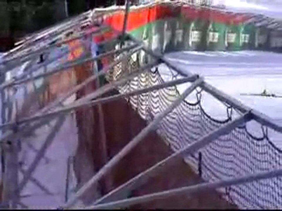 Werner Heel crash Kitzbühel World Cup 2008