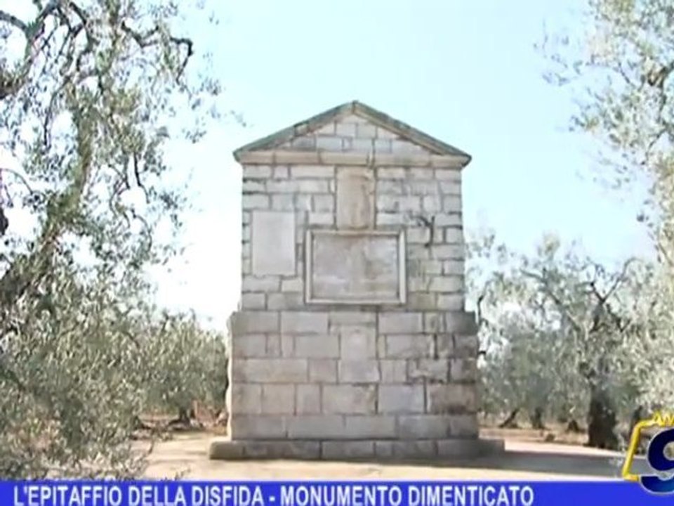 L'epitaffio della Disfida, monumento dimenticato