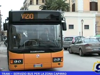 TRANI   Servizio bus per la zona Capirro