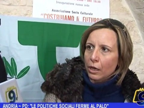 ANDRIA | PD, le politiche sociali ferme al palo