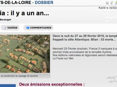 Le Flash de France 3 Pays de la Loire - 11h - 17/02