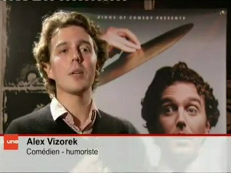 Alex Vizorek & Walter au JT RTBF