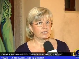 TRANI | La moda dell'800 in mostra