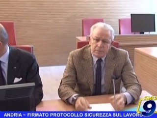 ANDRIA | Firmato protocollo sicurezza sul lavoro