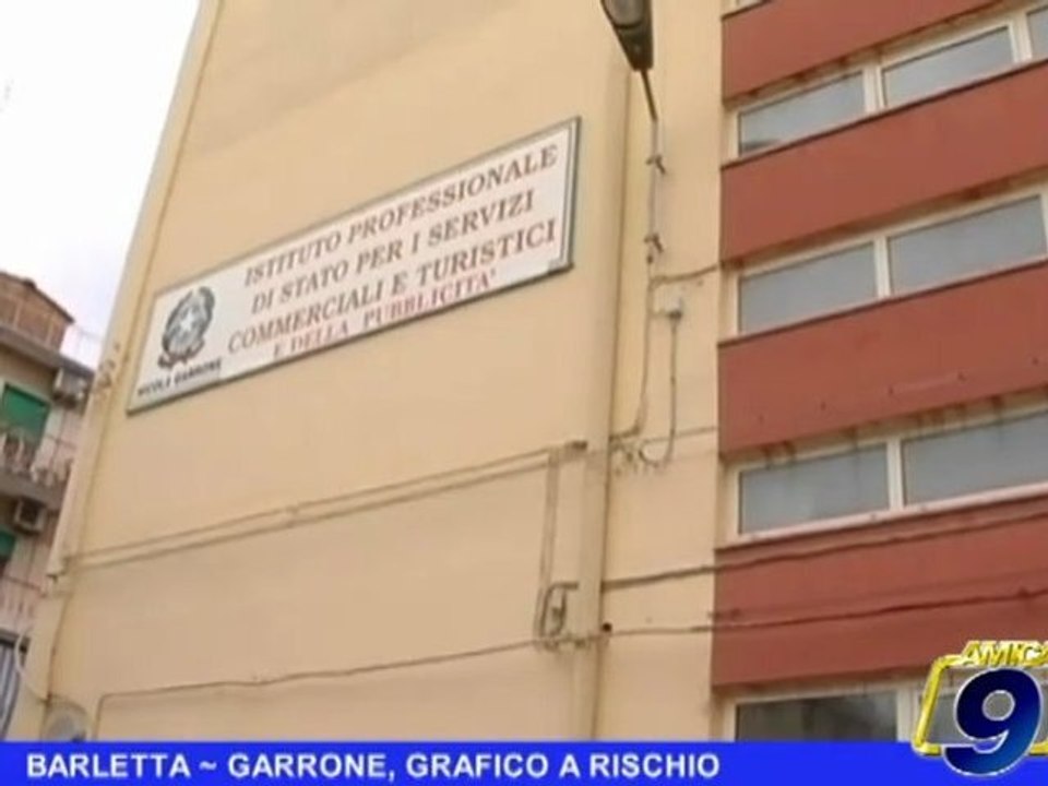 BARLETTA | Garrone, grafico a rischio