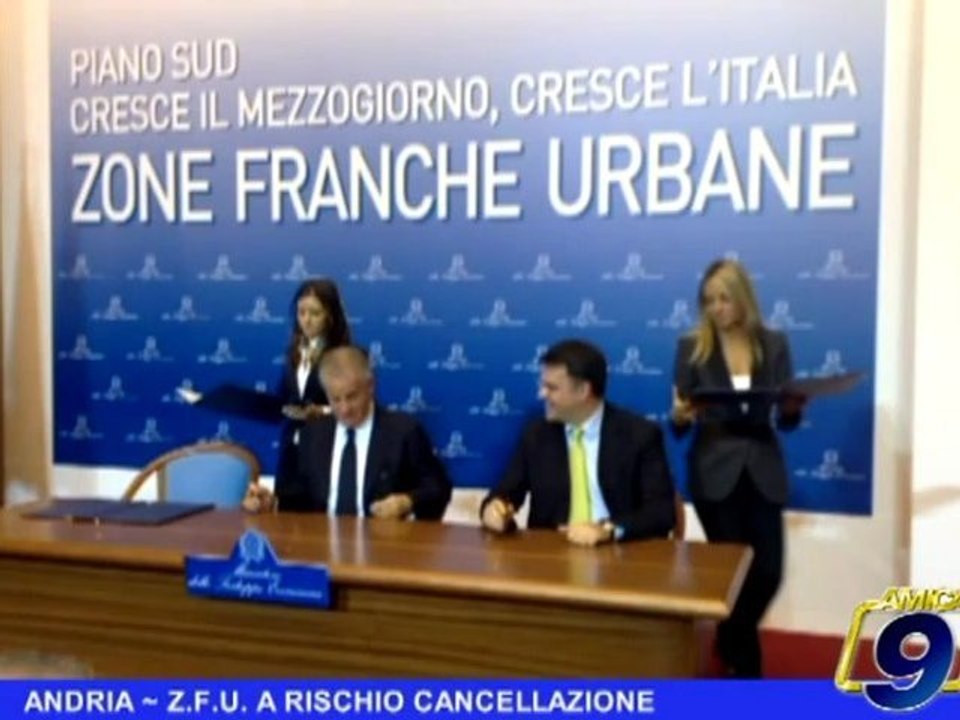 ANDRIA | Z.F.U. a rischio cancellazione