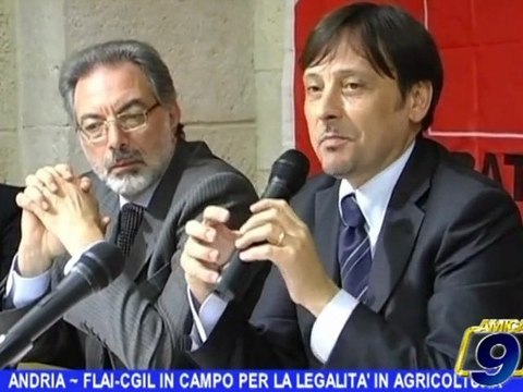 ANDRIA | FLAI-CGIL in campo per la legalità in agricoltura