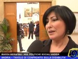 ANDRIA | Tavolo di confronto sulla disabilità