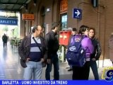 BARLETTA | Uomo investito da treno