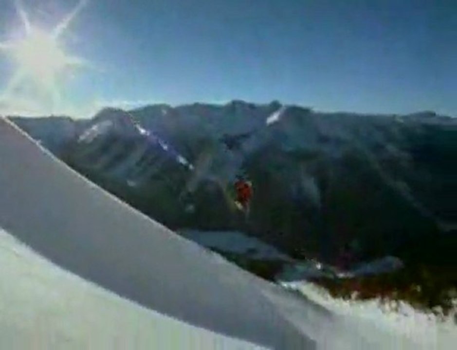 JT Holmes hitting the steeps