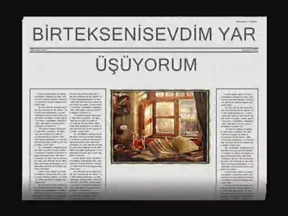 BUGUN SANA USUYORUM