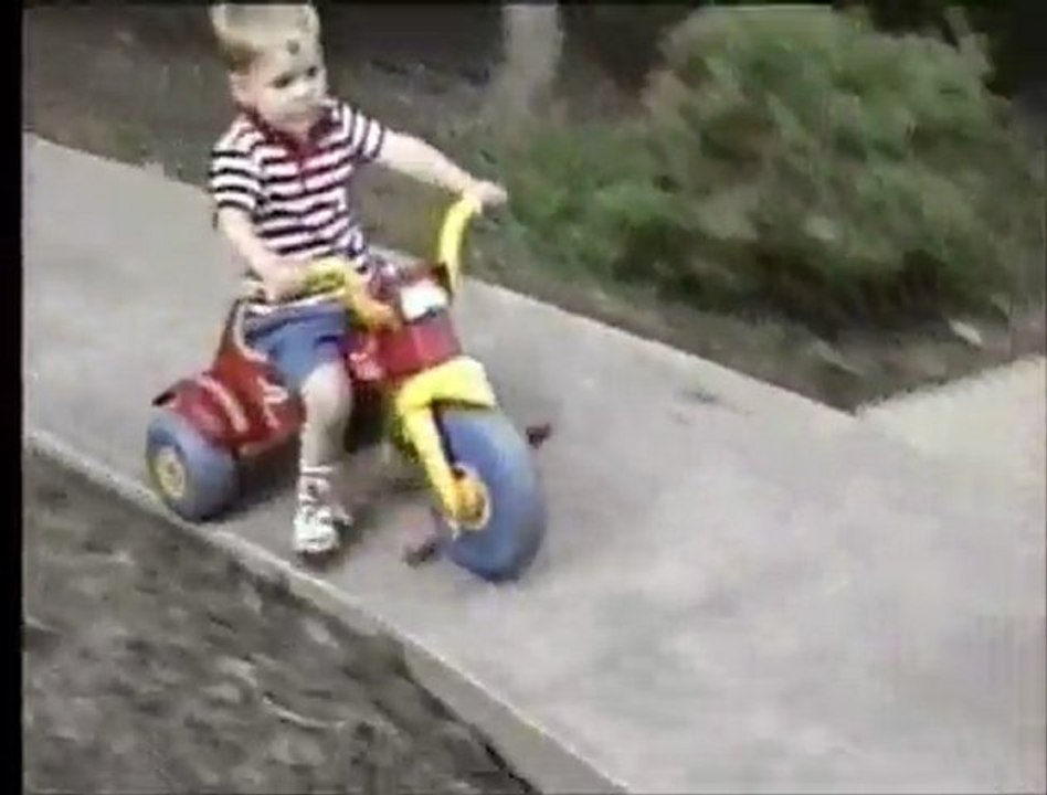 Mini incidente sul triciclo