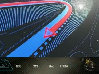 Sebastien Vettel at Bahrain in F1 Track Simulator