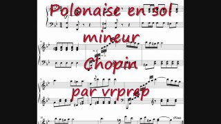 Polonaise en sol mineur (Chopin)