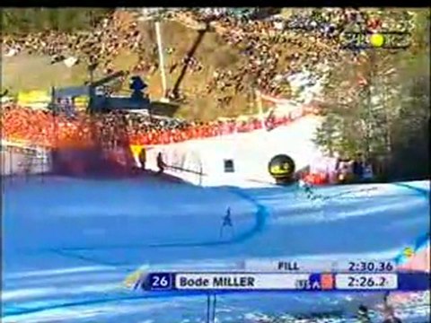 Bode Miller winning run at 2007 Wergen Downhill