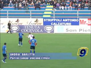 ANDRIA - BARLETTA | Pari in campo, vincono i tifosi