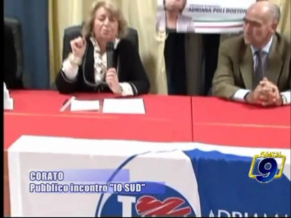 CORATO | Pubblico incontro "IO SUD"