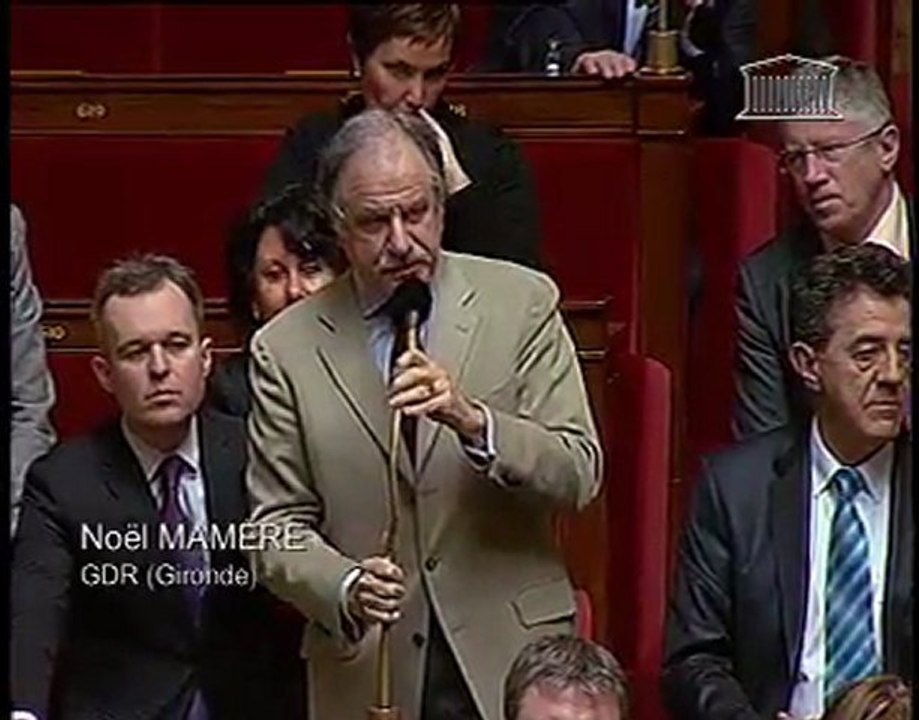 Michèle Alliot-Marie et la Tunisie - Noël Mamère 16 fev 2011