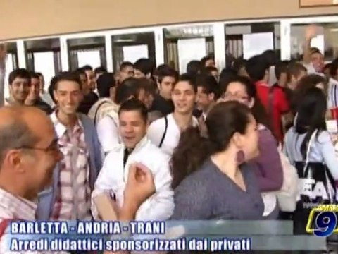 BARLETTA - ANDRIA - TRANI | Arredi didattici sponsorizzati dai privati