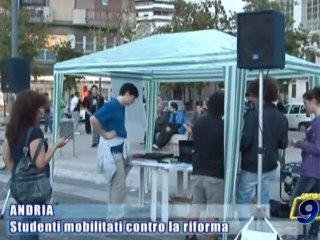 ANDRIA | Studenti mobilitati contro la riforma