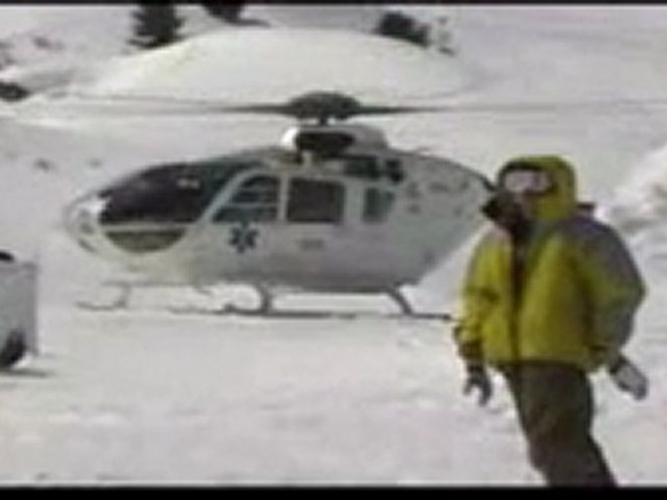 huge skiing gap rail