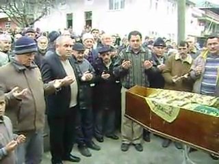 YEDİGELLİ ŞERİFE YÜKSELİN CENAZE MERASİMİ.