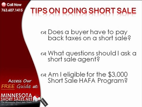 Ramsey Short Sale Tips | Minnesota Short Sale Experts