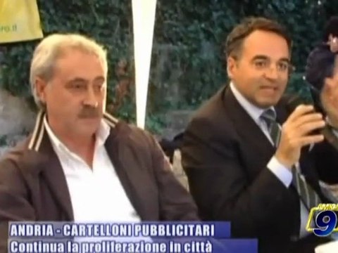 ANDRIA | Cartelloni pubblicitari: continua la proliferazione in città